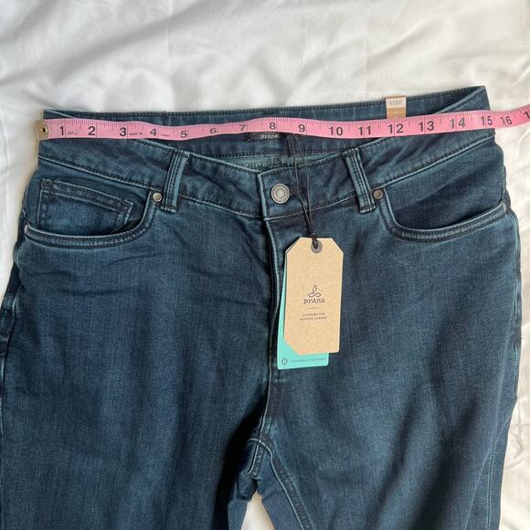 NWT Prana Buxton, Deep Blue, relaxed boyfriend jeans size 6 - Picture 9 of 11
